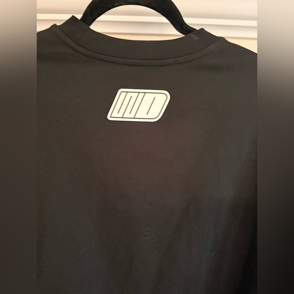 BLACK WE11DONE SMALL LOGO LONG-SLEEVED T-SHIRT XS - Picture 3 of 8